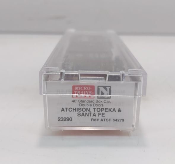 Micro-Trains 02300290 N AT & Santa Fe 40' Standard Double Door Boxcar #64279
