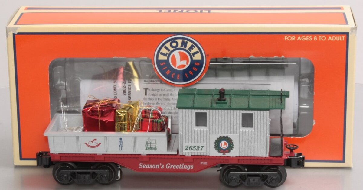 Lionel 6-26527 O Gauge Christmas Caboose w/Load of Presents LN/Box
