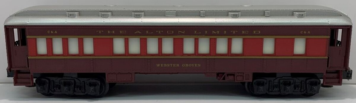 Lionel 6-9557 O Gauge Chicago & Alton "Webster Groves" Passenger Car LN/Box