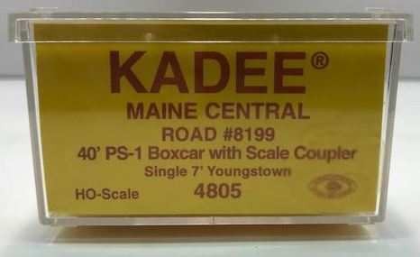 Kadee 4805 HO Scale Maine Central 40' PS-1 Boxcar #8199 EX/Box