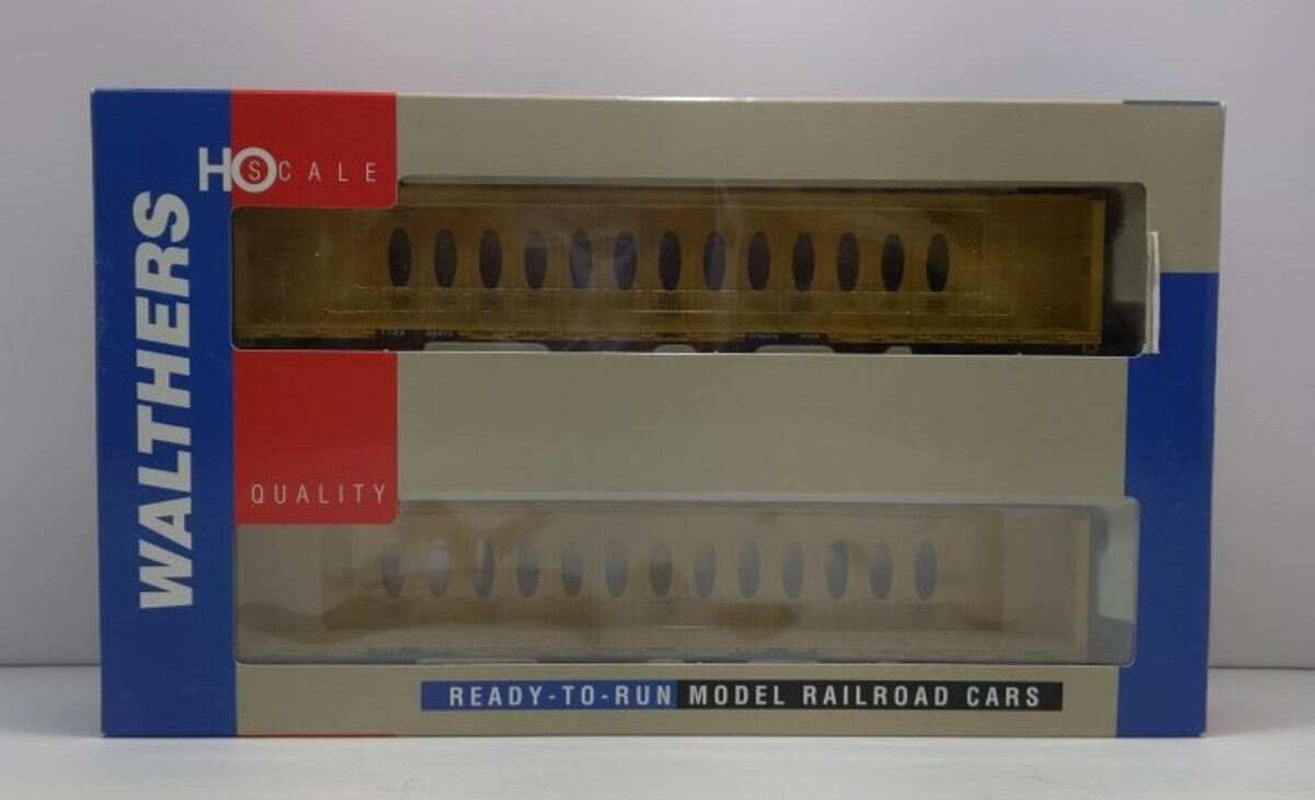 Walthers 932-24127 HO Scale 72' Centerbeam Flat Car (Set of 2) LN/Box