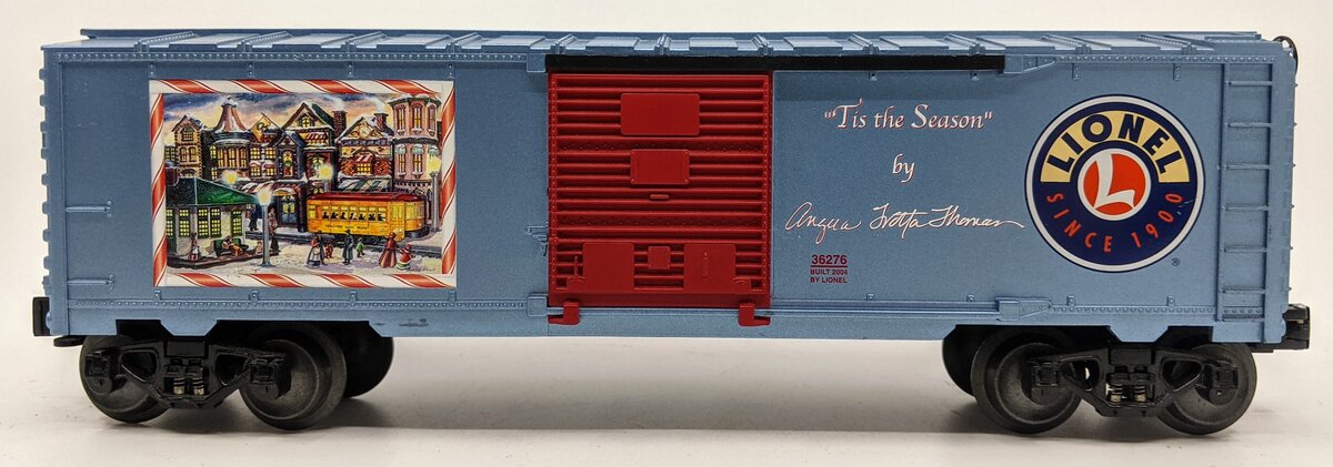 Lionel 6-36276 O Gauge Angela Trotta Thomas Tis the Season Boxcar LN/Box