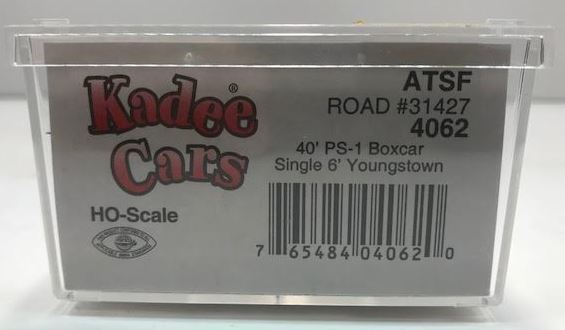 Kadee 4062 HO Scale ATSF 40' PS-1 Boxcar #31427 EX/Box