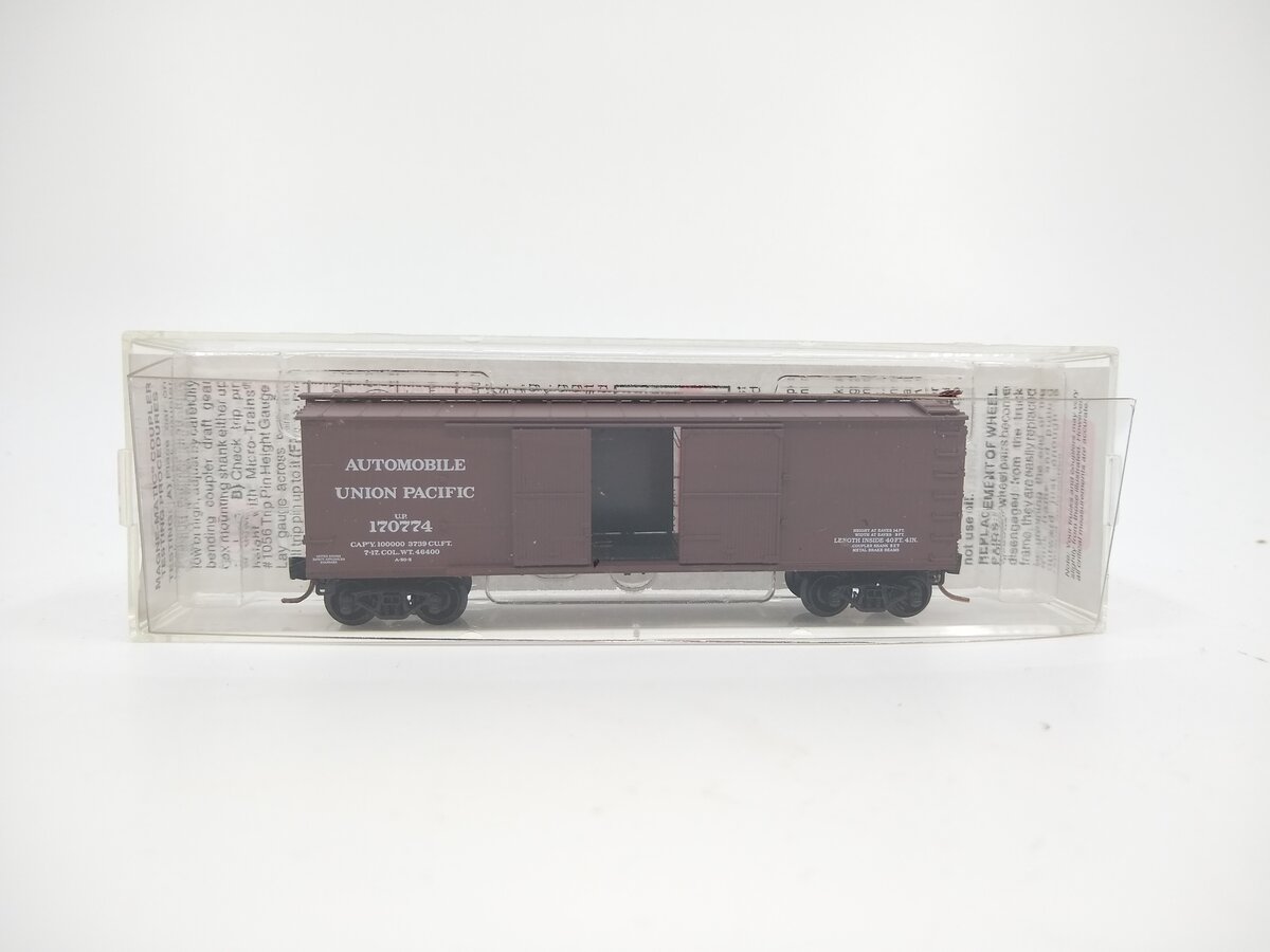 Micro-Trains 04100010 N Scale Union Pacific 40' Double Sheathed Boxcar #170774 LN/Box