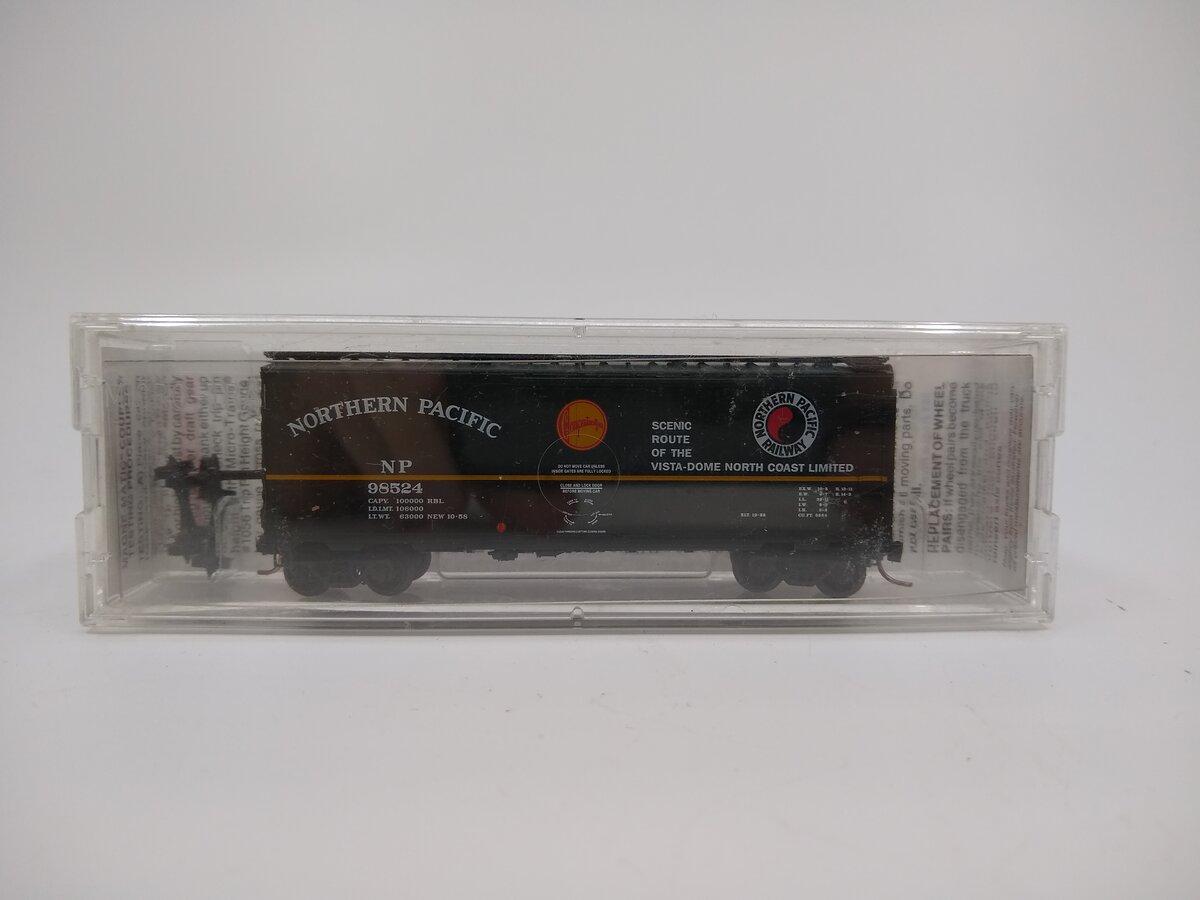 Micro-Trains 02100170 N Northern Pacific 40' Standard Plug Door Boxcar #98524 NIB