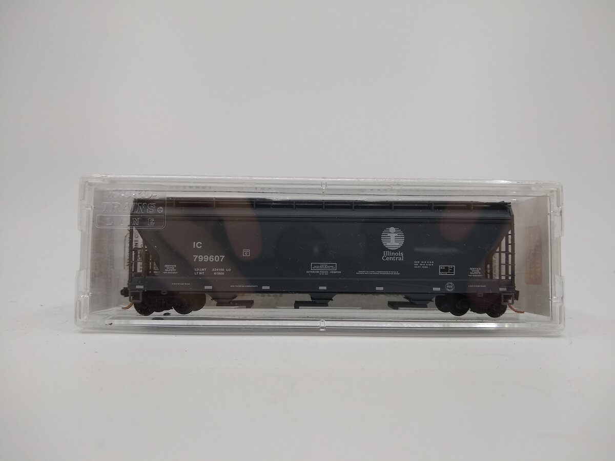 Micro-Trains 09400200 N Illinois Central 3-Bay ACF Covered Hopper #799607 NIB