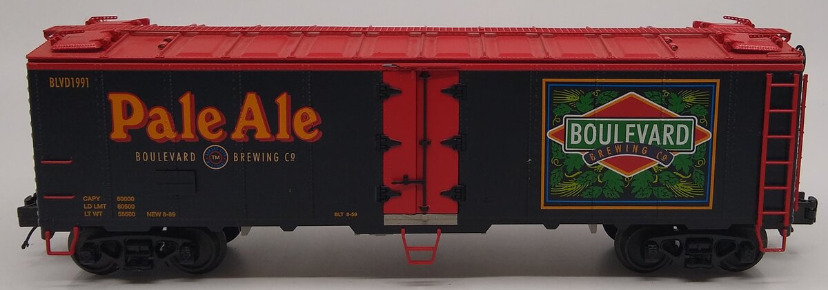MTH 20-94207 O Gauge Boulevard Pale Ale 40’ Steel Sided Reefer EX/Box