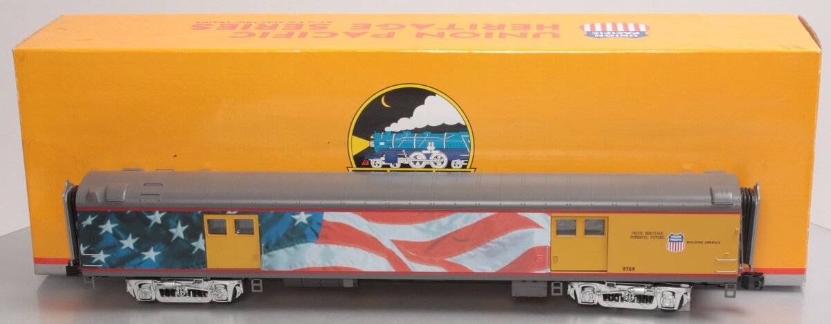 MTH 20-68002 O Gauge Union Pacific 70’ ABS Smooth Side Baggage Car #5769 LN/Box
