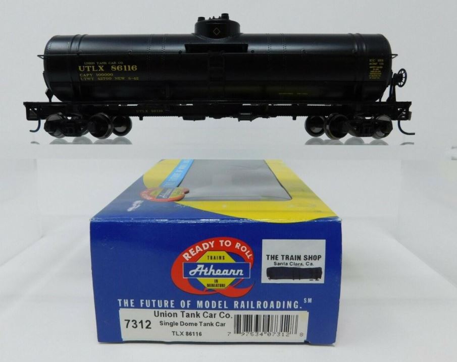 Athearn 7312 HO UTLX Single Dome Tank Car #86116 LN/Box