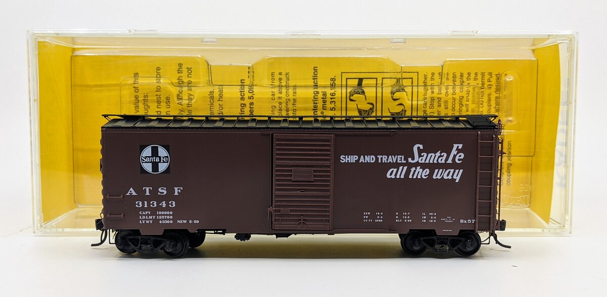 Kadee 4036 HO Atchison, Topeka & Santa Fe 40' PS-1 Boxcar #31343 LN/Box