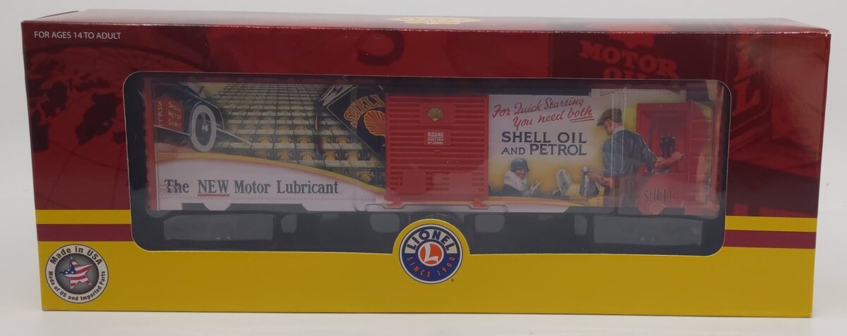 Lionel 6-83246 O Gauge Shell Billboard Art Boxcar