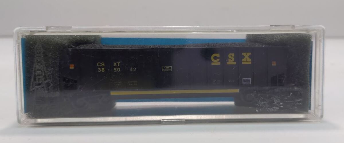 Deluxe Innovations 12030 N Scale CSX Twin Tub Coal Gondola #385042
