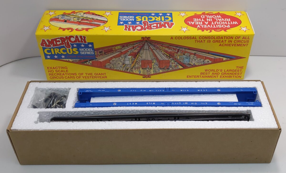 Walthers HO American Circus Series Tim McCoy Flat 2-Car Kit