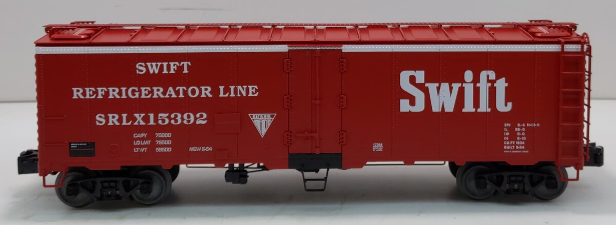 Lionel 6-17354 O Gauge Swift Steel Sided Refrigator Car #15392