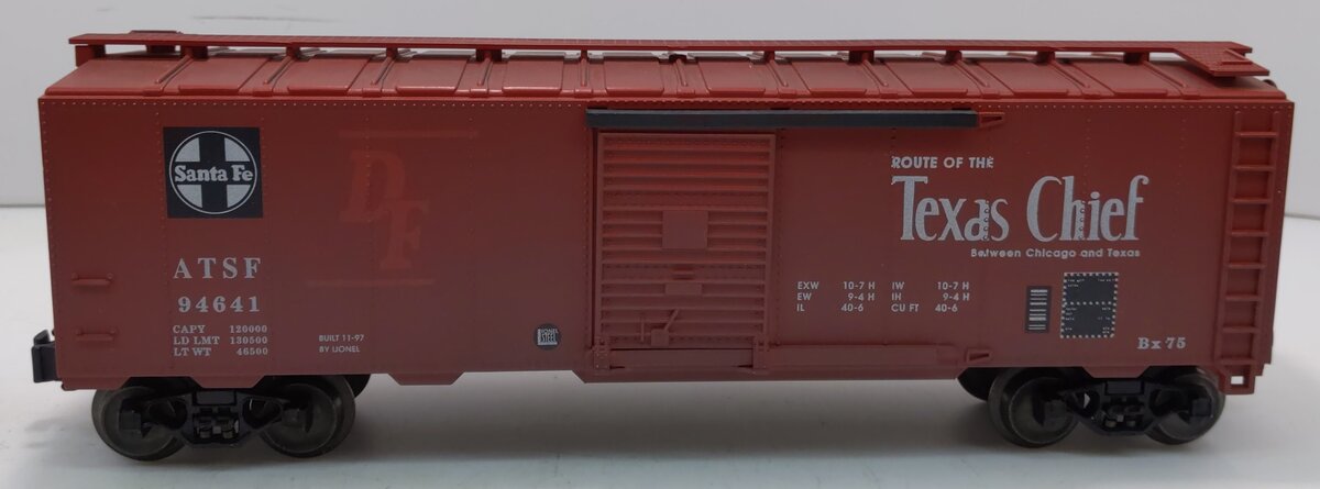 Lionel 6-17239 O AT&SF Texas Chief Boxcar #94641 LN/Box