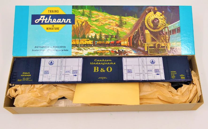 Athearn 1987 HO Scale Baltimore&Ohio 8 Door 86" Hi-Cube Freight Car # 493025 Kit