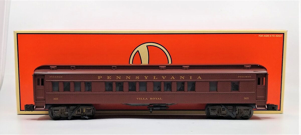 Lionel 6-29001 O Gauge PRR "Villa Royal" Madison Coach #2621 EX/Box