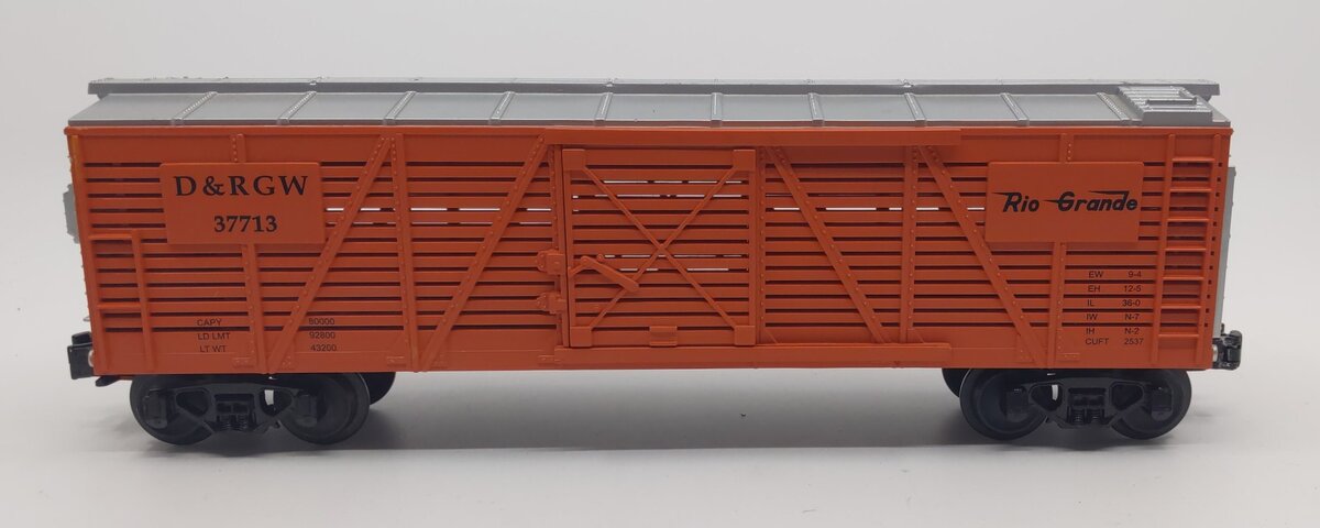 MTH 30-7110 O Gauge Denver & Rio Grande Western Semi-Scale Stock Car NIB