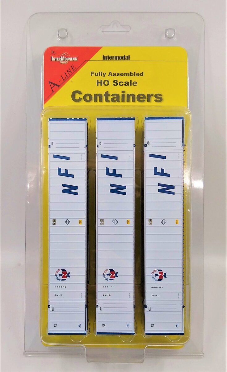 InterMountain 30652-01 HO NFI 53' Hyndai Containers