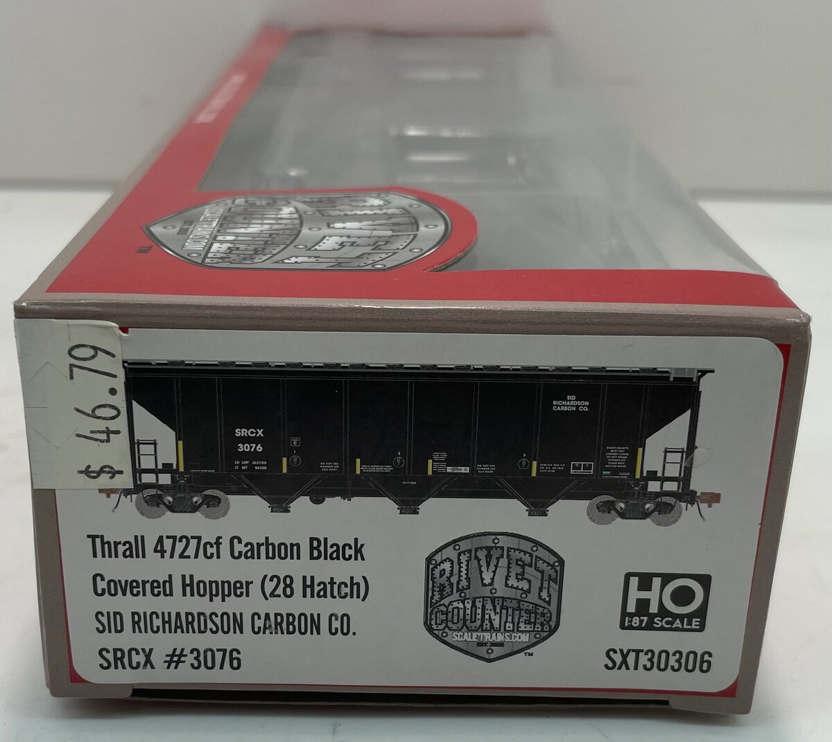 Scale Trains SXT30306 HO SRCX Thrall 4727cf Covered Hopper #3076