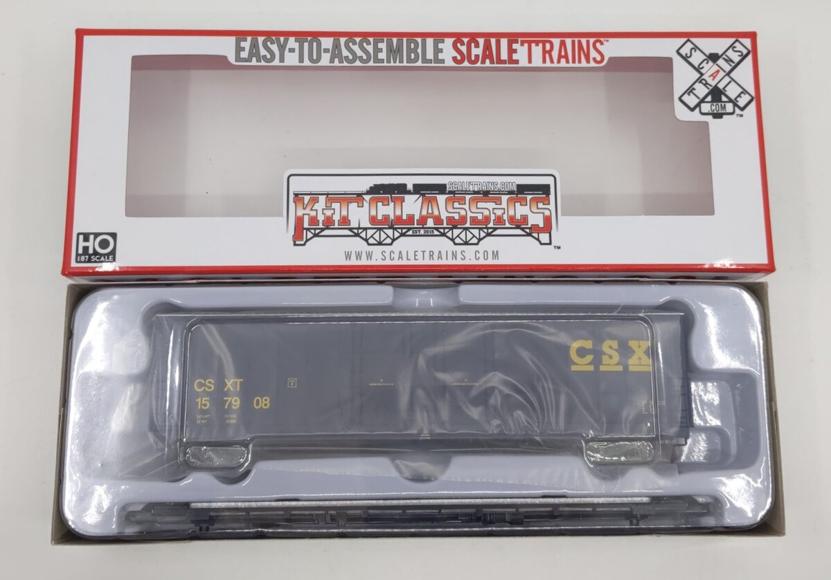 Scale Trains SXT1036 HO CSX Evans USRE 5100 RBL 8' Double-Plug Boxcar #157908