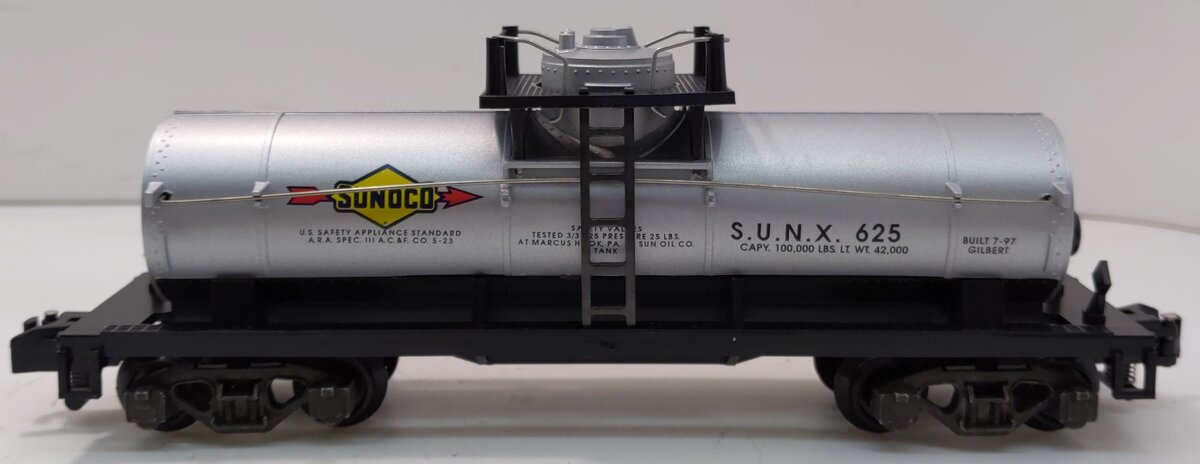 American Flyer 6-48408 S Gauge Sunoco Single Dome Tank Car #625 LN/Box