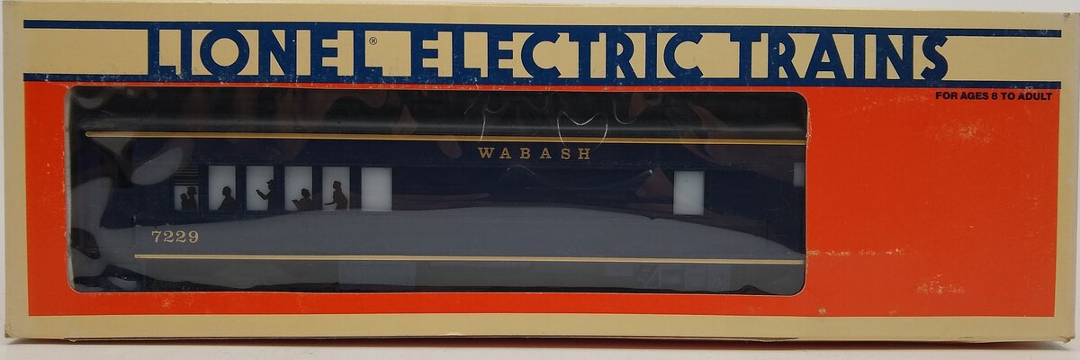Lionel 6-7229 O Gauge Wabash Combination Car LN/Box