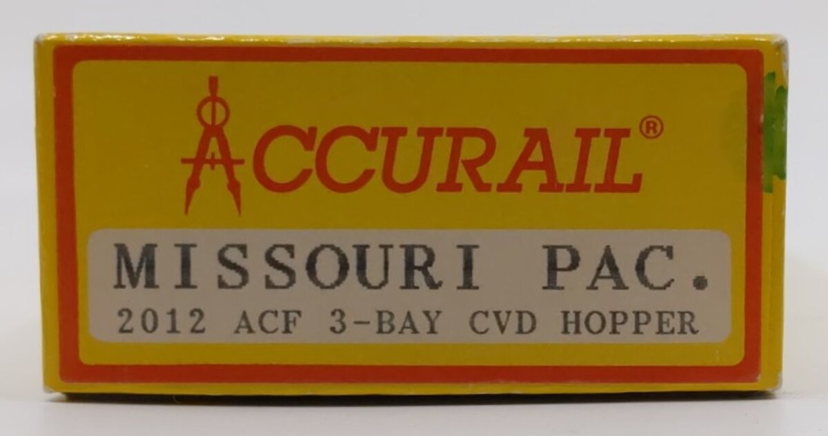 Accurail 2012 HO Scale Missouri Pacific ACF 3-Bay Covered Hopper # 724399 Kit