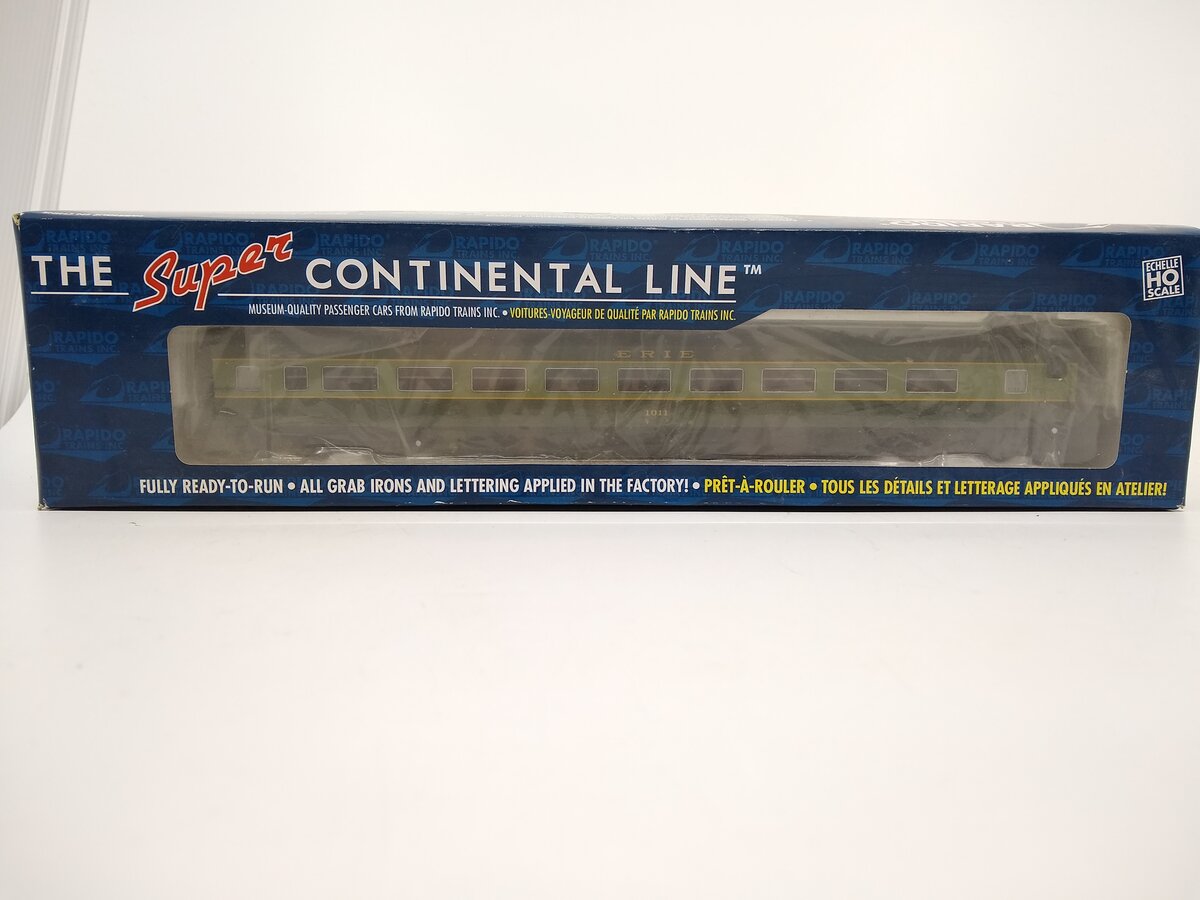 Rapido 100183 HO Scale Erie Railroad Lightweight Coach #1011 NIB