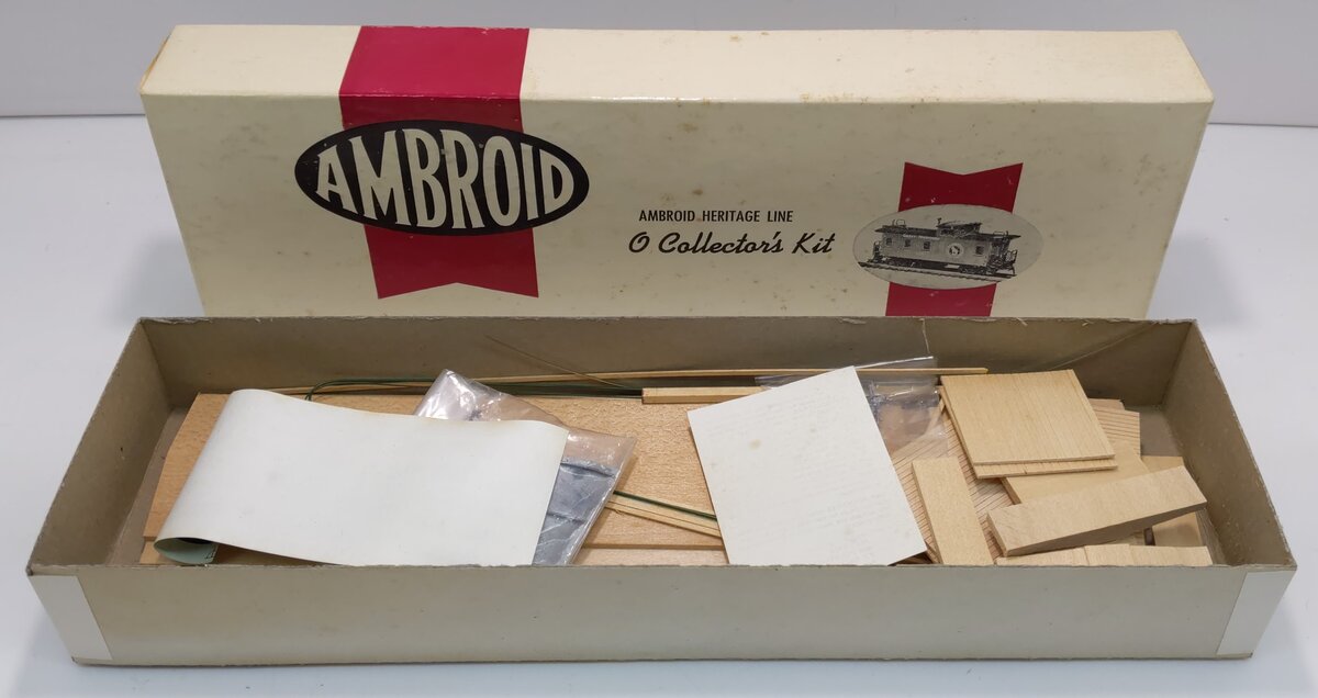 Ambroid 0-19 O Lehigh & Hudson River Flanger Caboose Kit