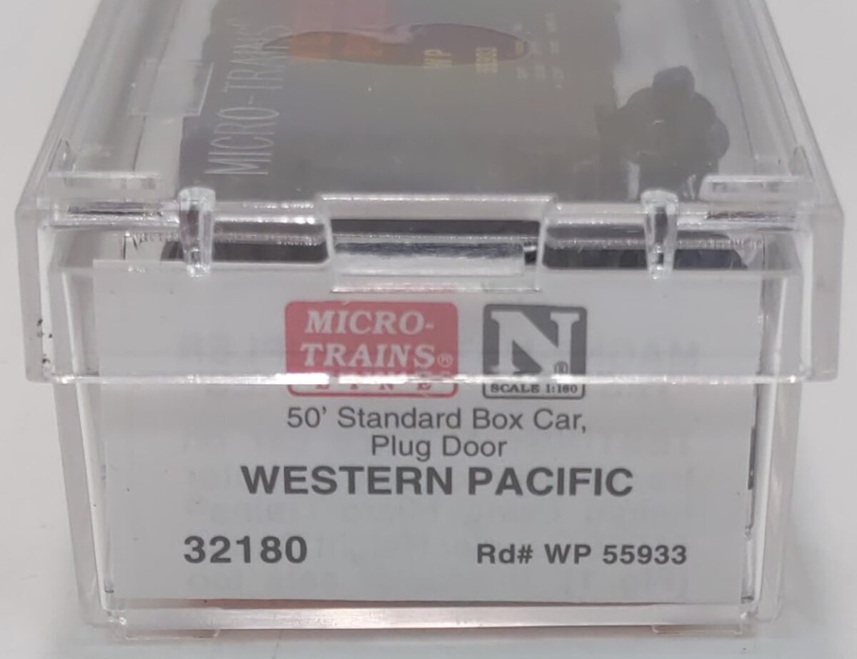 Micro-Trains 03200180 N Western Pacific 50' Steel Standard Box Car #55933 LN/Box