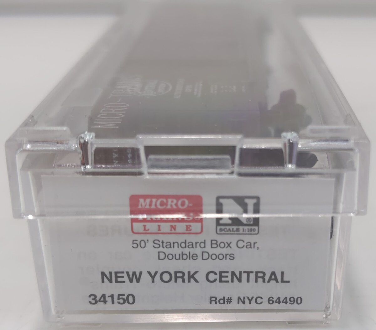 Micro-Trains 03400150 N New York Central 50' Standard Double Door Boxcar #64490