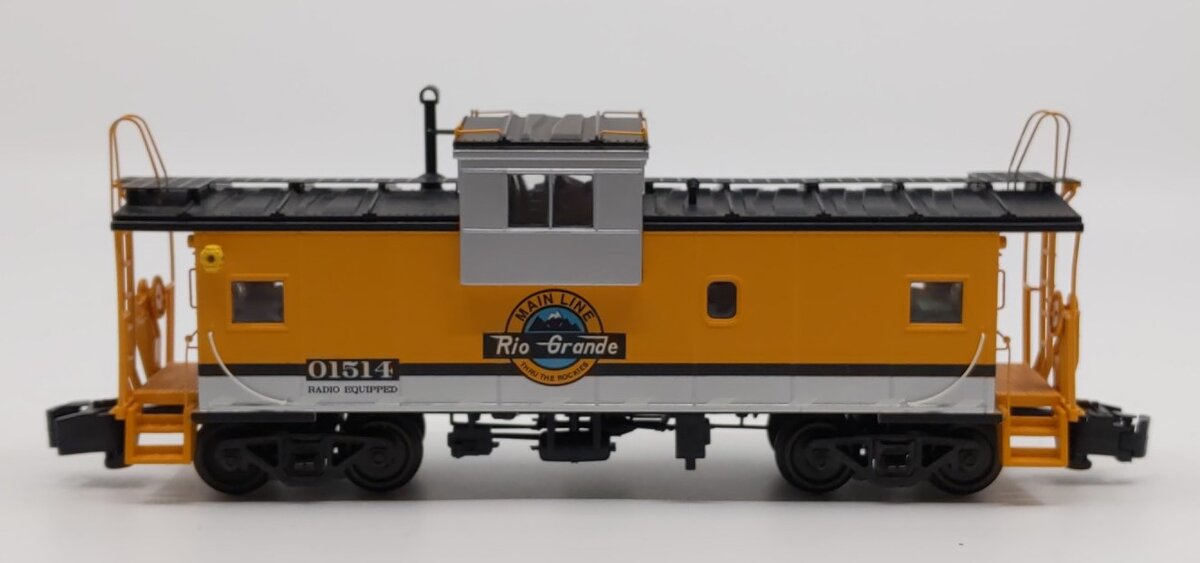 S-Helper 01267 S Gauge Denver & Rio Grande Western #4 Wide Vision Caboose #01514 LN/Box