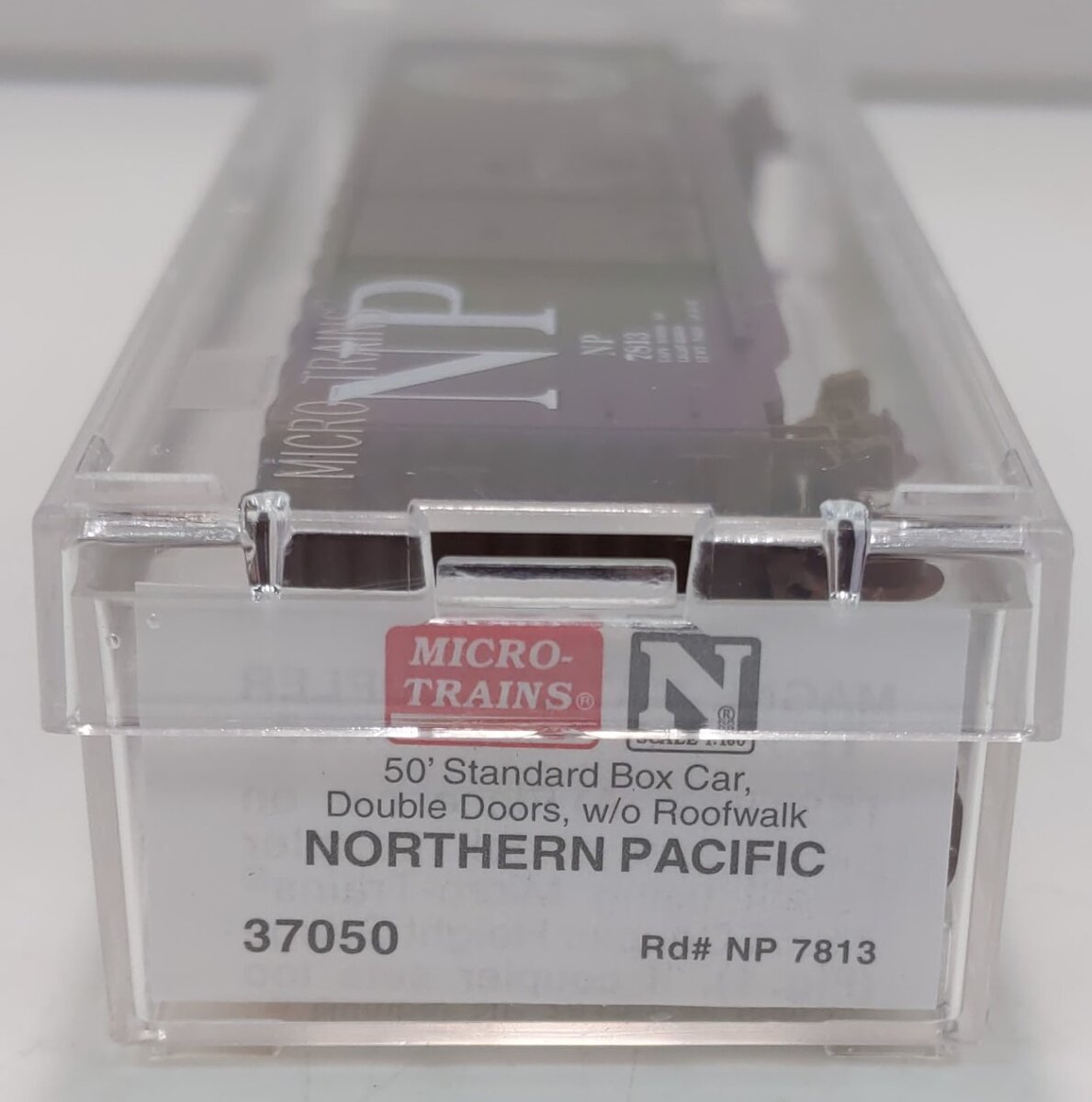 Micro-Trains 03700050 N Northern Pacific 50' Double Door Boxcar #7813 LN/Box