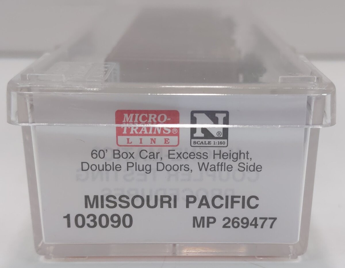 Micro-Trains 10300090 N MP 60' Excess Height Double Plug Door Boxcar #269477 LN/Box