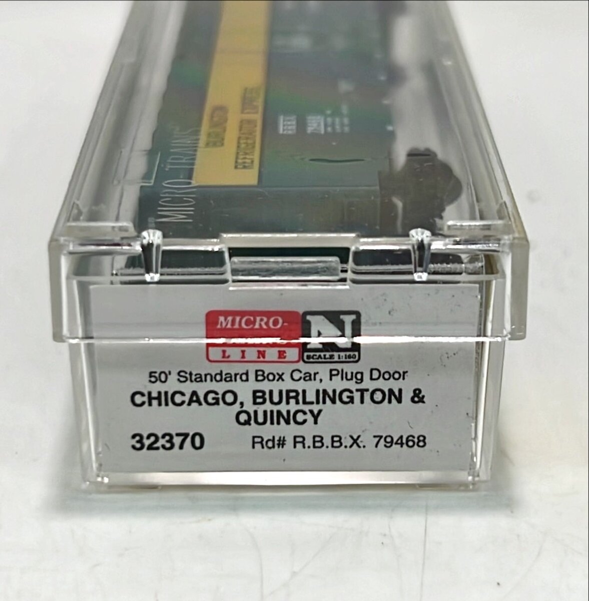Micro-Trains 03200370 N Chicago Burlington & Quincy 50' Standard Boxcar #79468 LN/Box