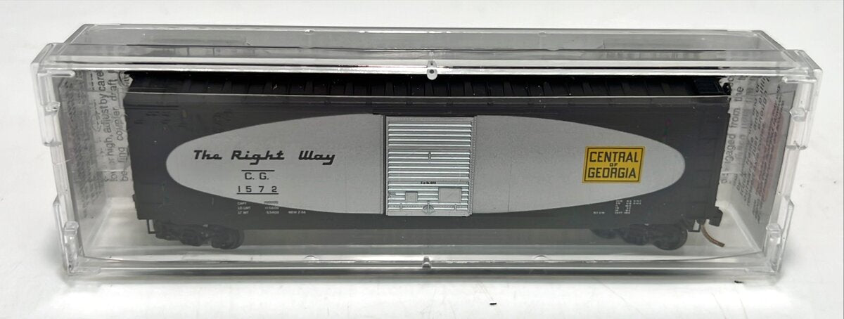 Micro-Trains 03100280 N Central of Georgia '50 Single Door Boxcar #1572 LN/Box