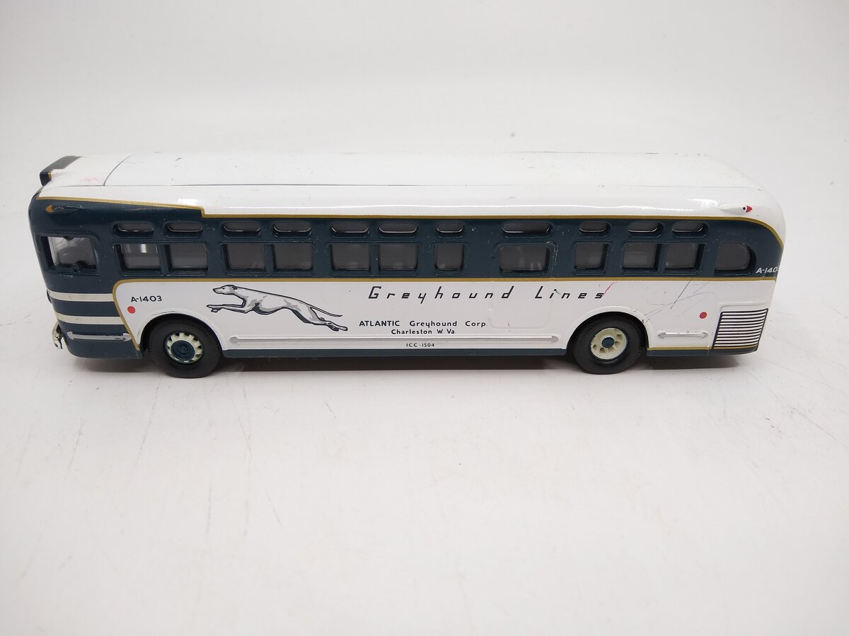Corgi 54101 1:48 Scale Grey Hound Lines GM 4509 Bus Limited Edition Certificate