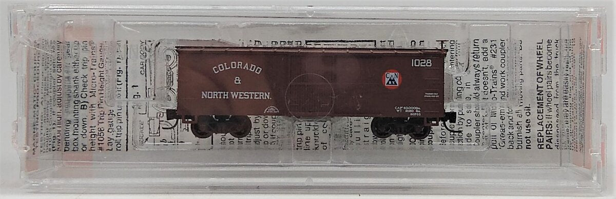 Micro-Trains 80000080 N Colorado & North Western 30' Single Door Boxcar #1028 LN/Box