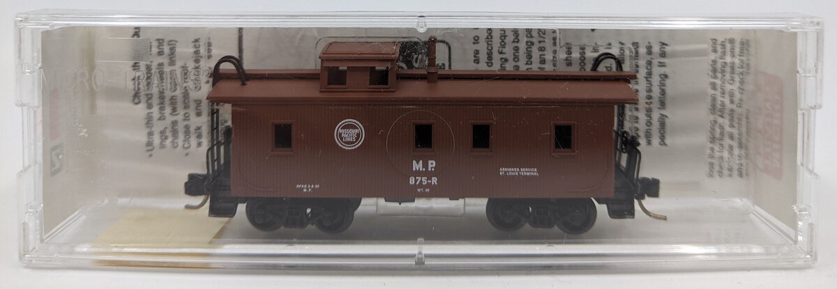 Micro-Trains 05000160 N Missouri Pacific 34' Wood Sheathed Caboose #875-R LN/Box