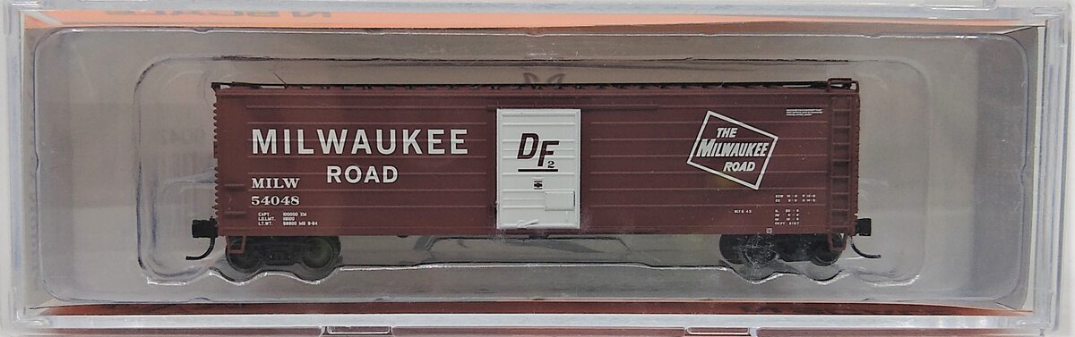 Fox Valley Models 90421 N Milwaukee Road "White DF" 50' Rib Side Hopper #54048