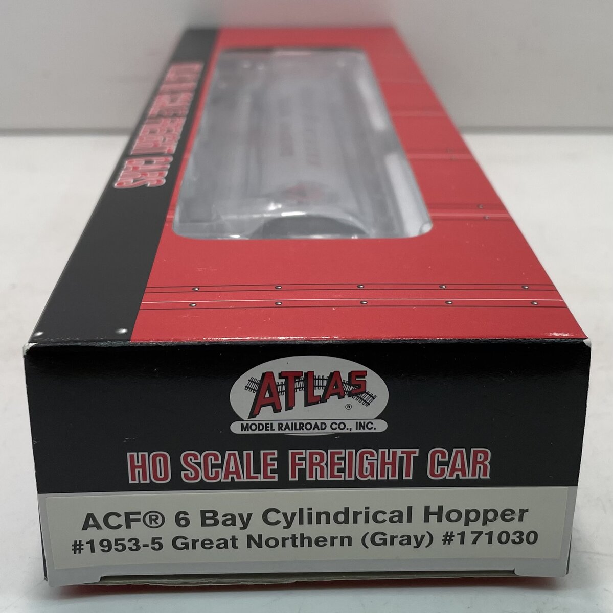Atlas 1953-5 HO GN ACF 6 Bay Cylindrical Hopper (Gray) #171030 LN/Box