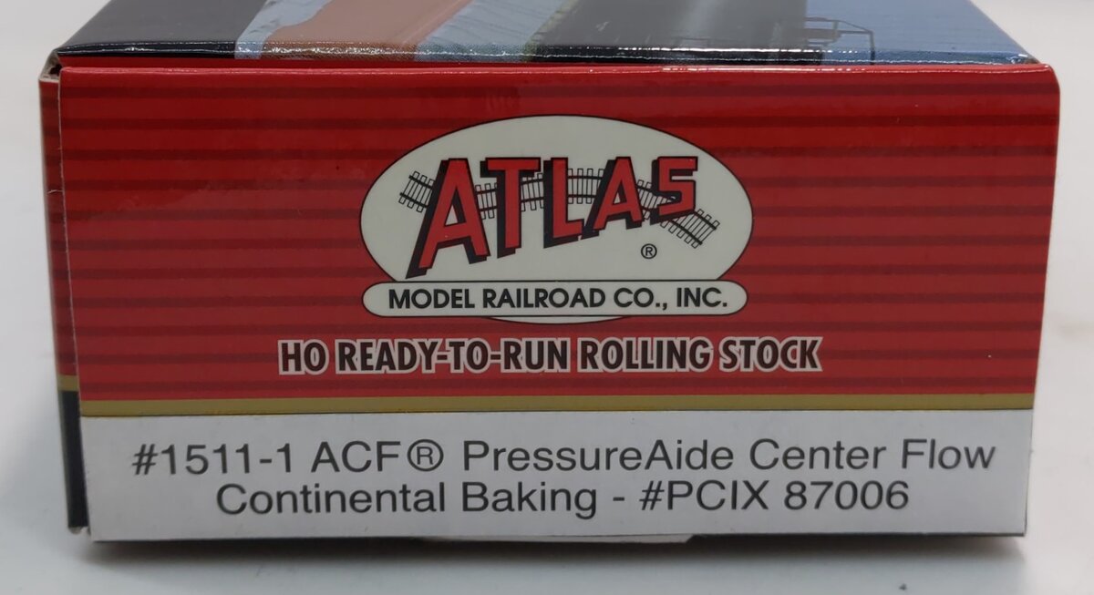 Atlas 1511-1 HO PCIX Continental Baking ACF Pressuraide Center Flow #87006