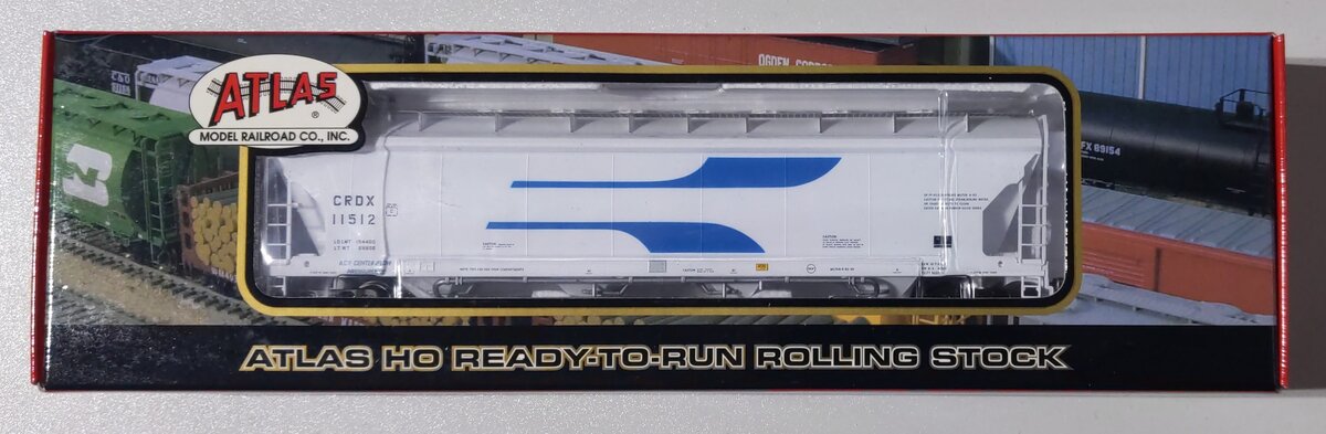 Atlas 1512-2 HO Chicago Freight Car Leasing ACF PressureAide Centerflow #11512 LN/Box