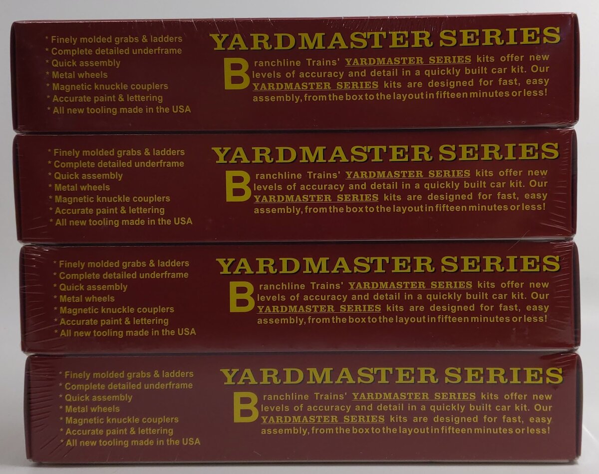 Branchline Trains 8045 HO Scale Santa Fe AAR 40' Boxcar (Set of 4) Kits