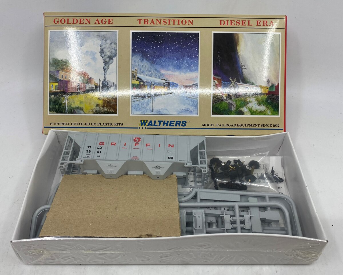 Walthers 932-5416 HO Griffin 100 T Cement Covered Hopper Kit #2901