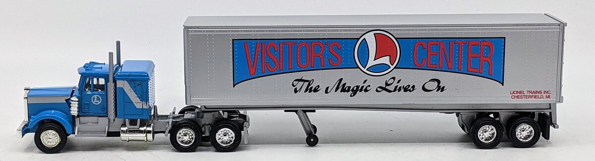 Lionel 6-12860 O / O27 Gauge Visitor L Center Tractor W/ Trailer Die Cast LN/Box