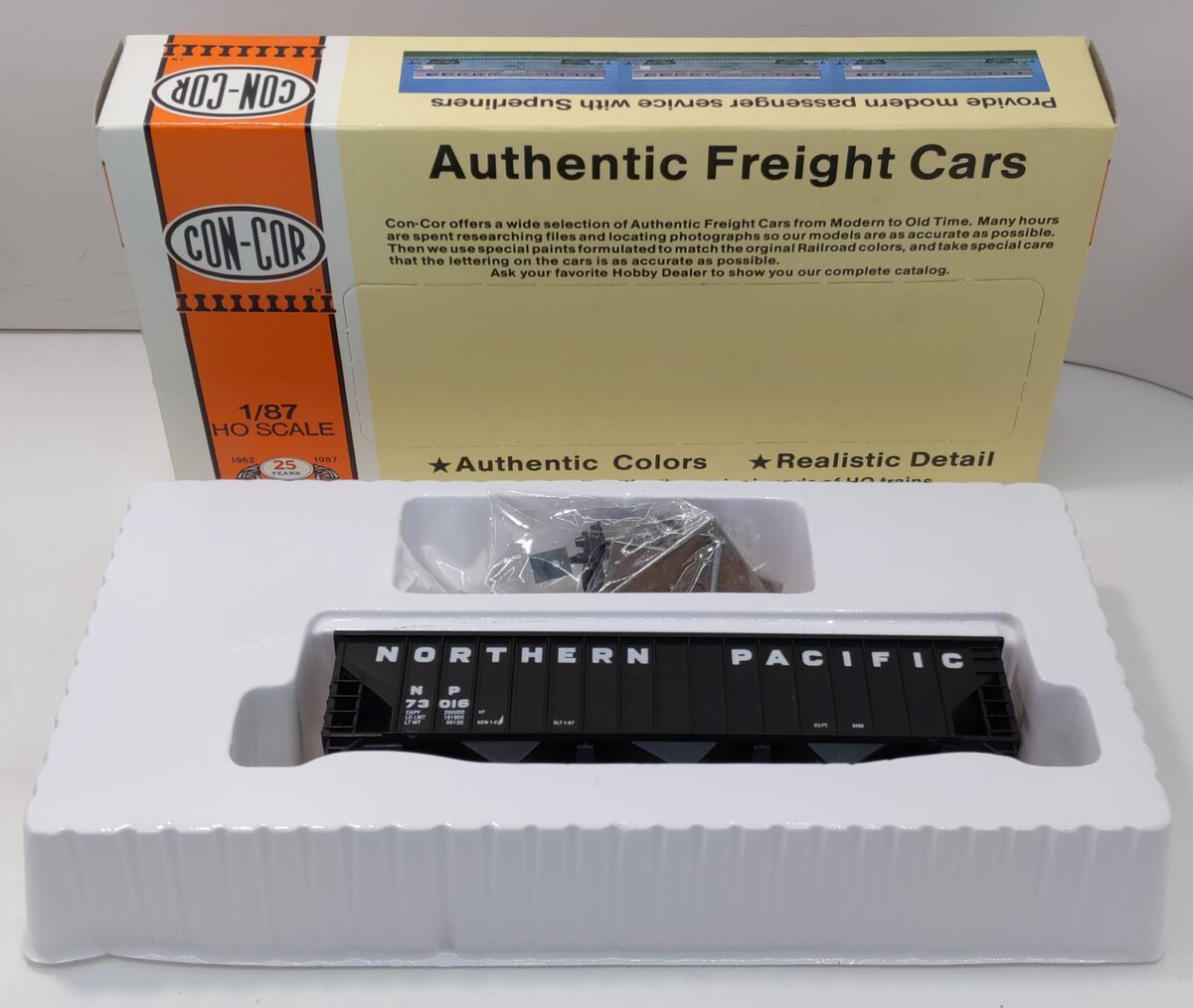 Con-Cor 0001-009362 HO Scale Northern Pacific 100 Ton 15P Coal Hopper #73016 Kit