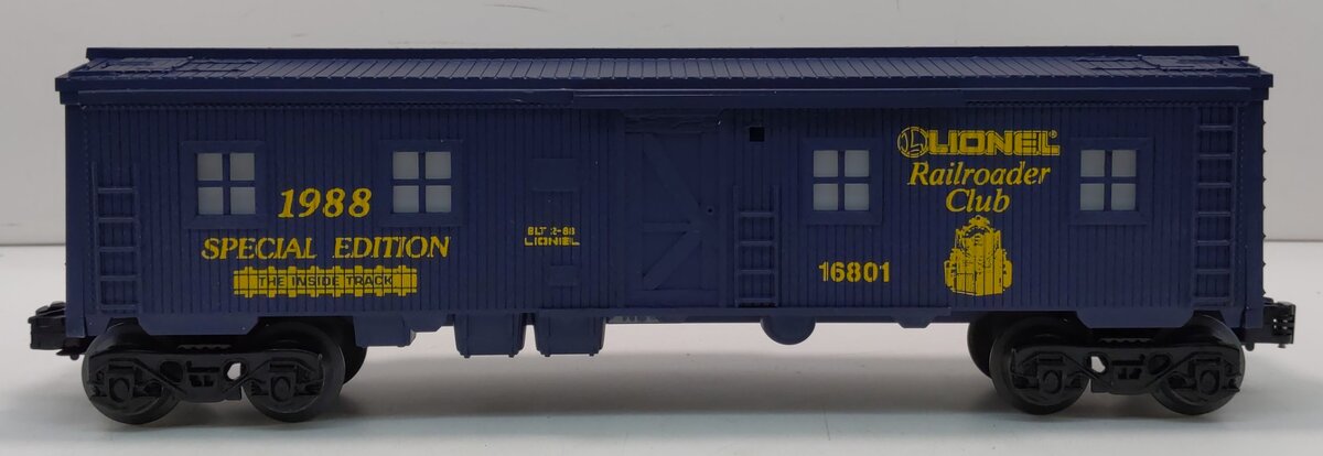 Lionel 6-16801 O Gauge LRRC 1988 Special Edition Bunk Car LN/Box