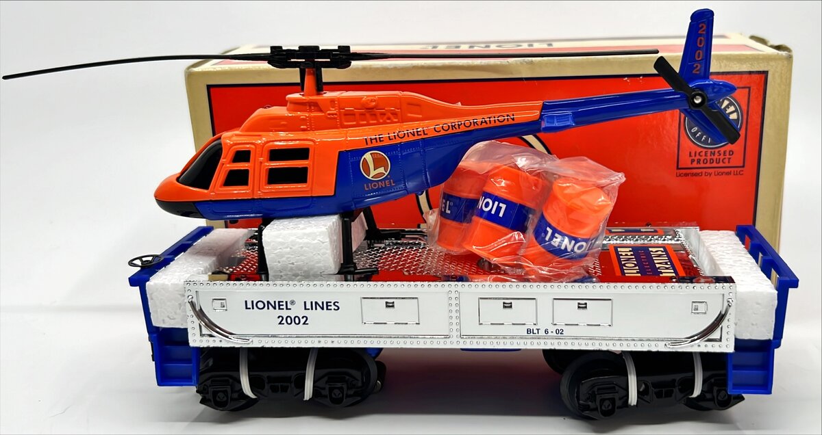 Lionel TMT-18418 O Operating Helicopter Car